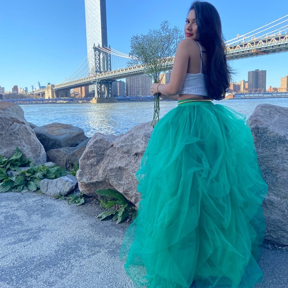 Long Maxi Tulle Skirt - Picture 6 of 7